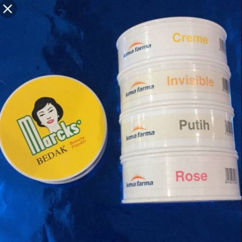 BEDAK MARCKS  BEAUTY POWDER# 40 Gr/ Bedak marcks refill 20 gr/bedak marcks sachet