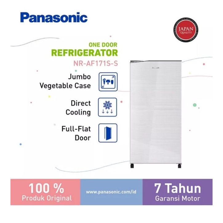 Kulkas Panasonic 1 Pintu NR-AF171S-S/PK / 171 S S / 171 S PK