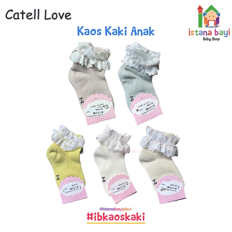 Catell Love Kaos Kaki  Bayi - Kaos Kaki Bayi 1 pasang