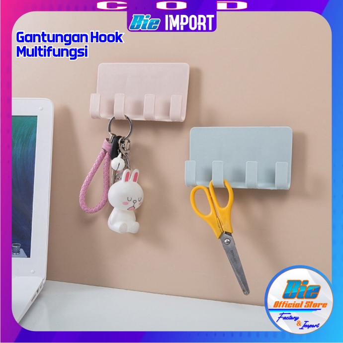 Holder HP Dinding Gantungan Hook Multifungsi Impor Best Seller