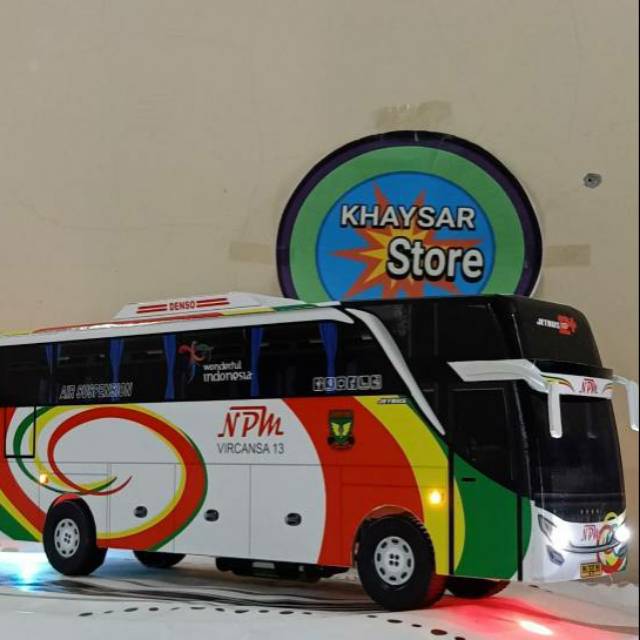 Miniatur Bus bis shd plus lampu NPM