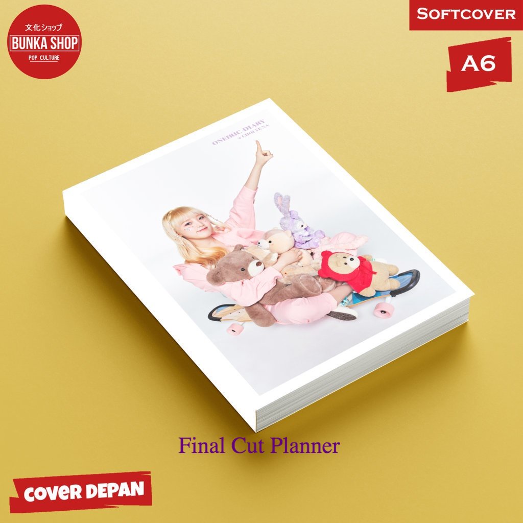 

Pocket Note Kpop Izone yena Softcover A6 Buku Tulis Catatan notes Agenda planner Jurnal
