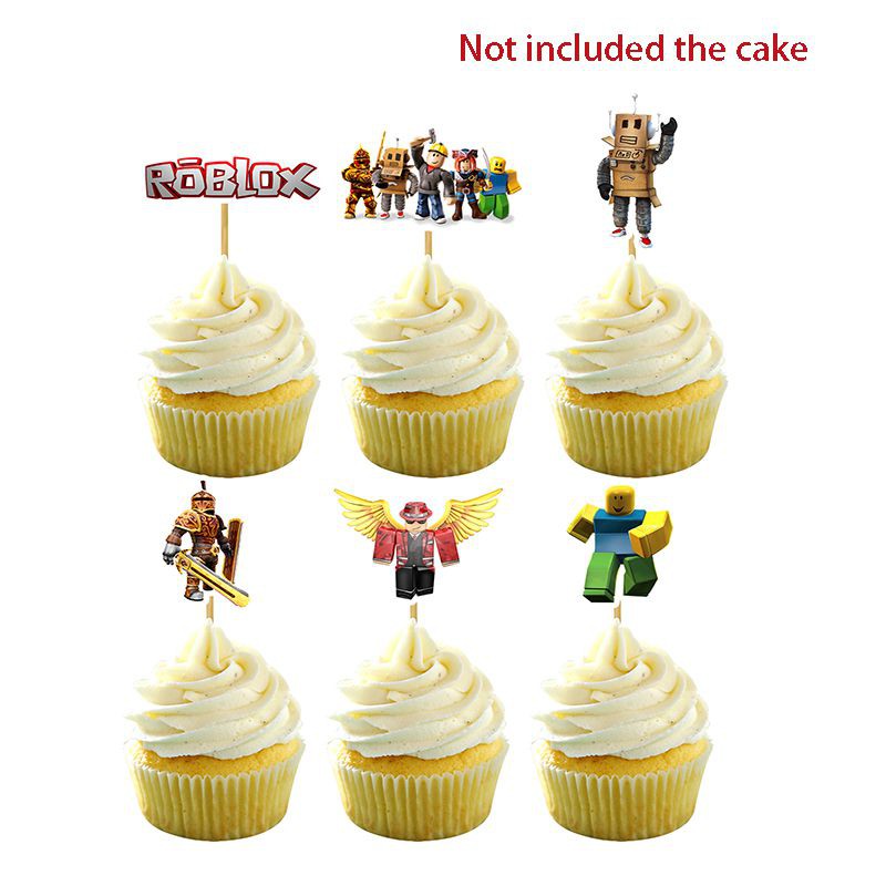 Jual 【Ready Stock】Roblox Theme Birthday Party Supplies Banner Balloons Cake  Toppers Cupcake Decor Kit Indonesia|Shopee Indonesia