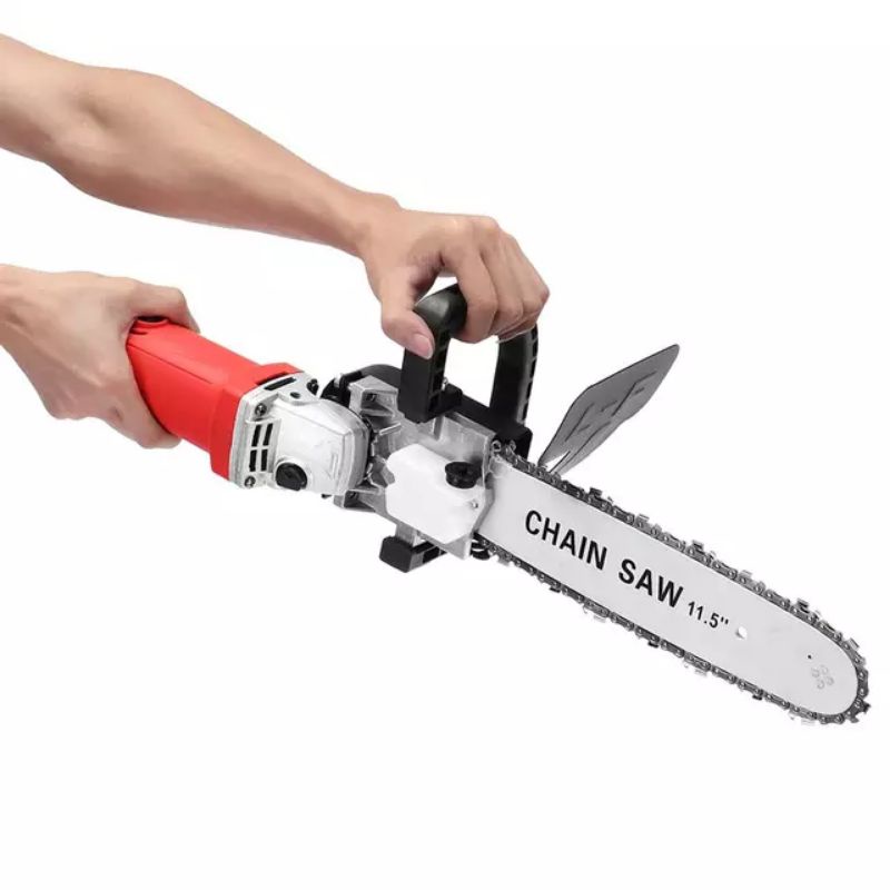 ART Adaptor Chain Saw 11,5 Inch Dudukan Mesin Gerinda Listrik Tangan 4 Inch Stand Chainsaw 11,5&quot; Gergaji Kayu