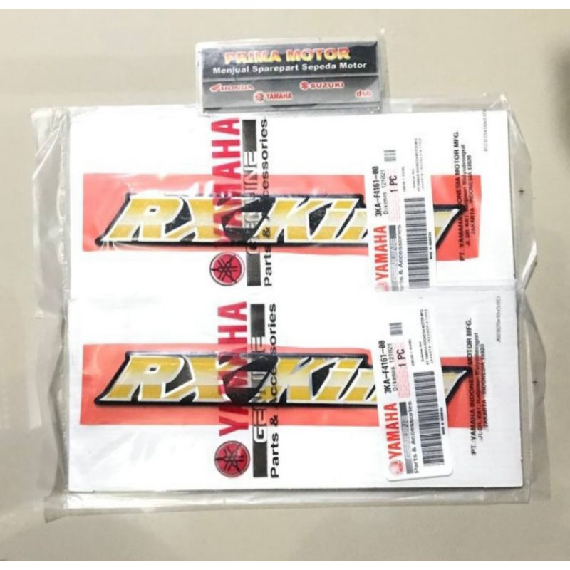 EMBLEM TANGKI RX KING TULISAN RX KING ORI YAMAHA YGP