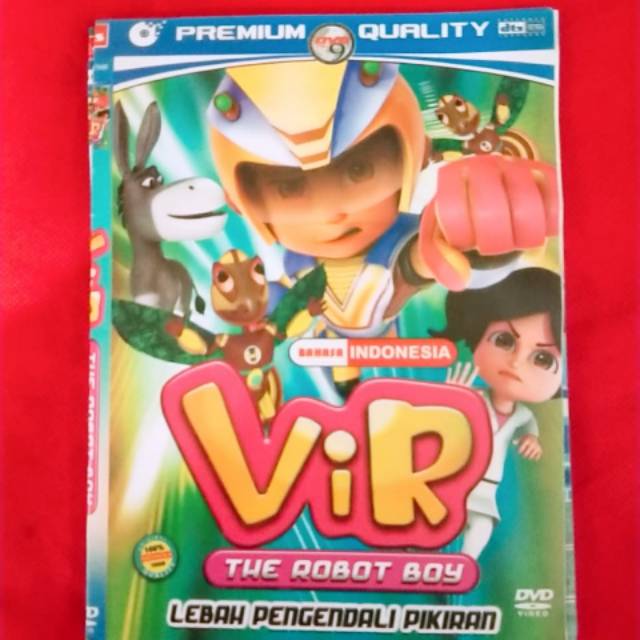KASET DVD FILM ANIMASI ANAK-ANAK VIR THE ROBOT BOY