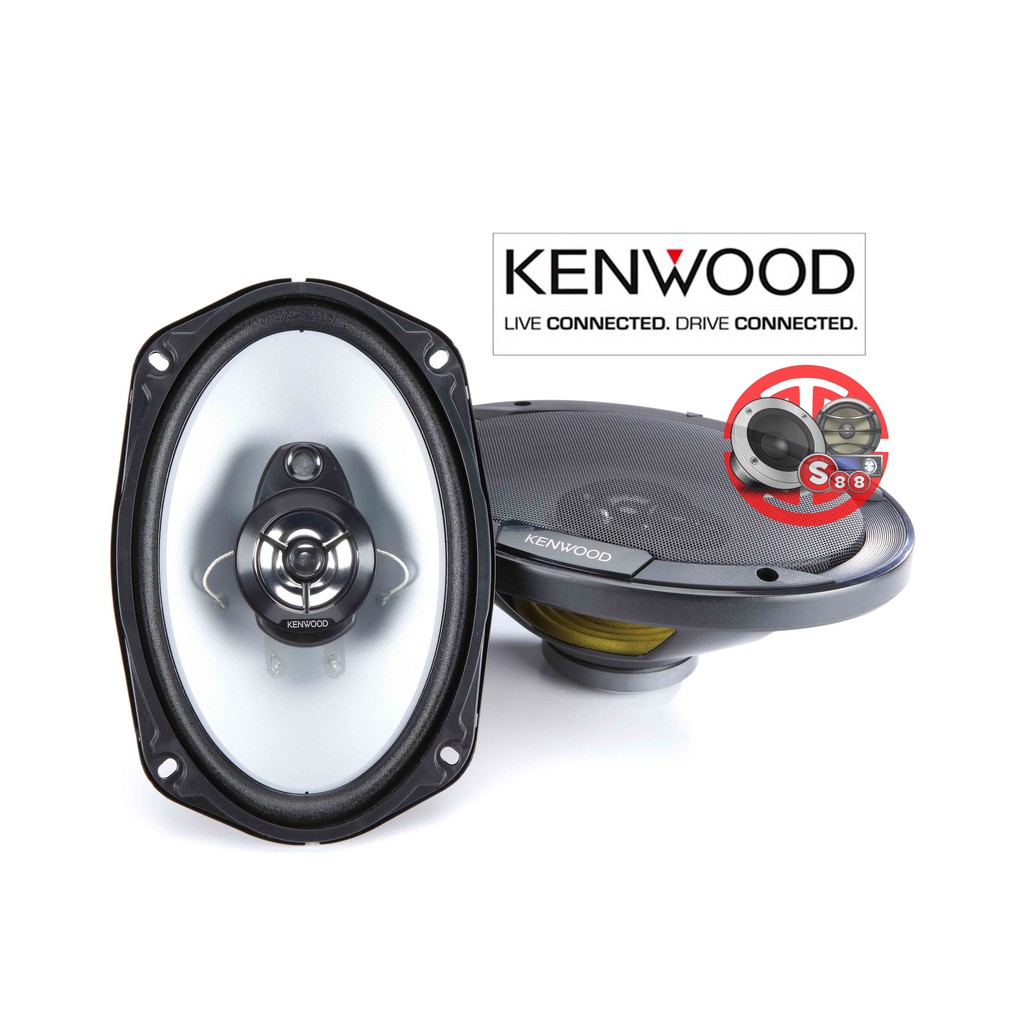 Kenwood KFC-S6966 3-Way Speaker Mobil Oval 6x9 inch Stage Sound Series Set