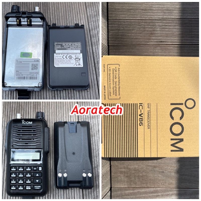 HT ICOM V86 7 watt + Free Headset Earset ORIGINAL Pengganti icom V80 | HT I Com V 86 7 watt walkie talkie handy talkie