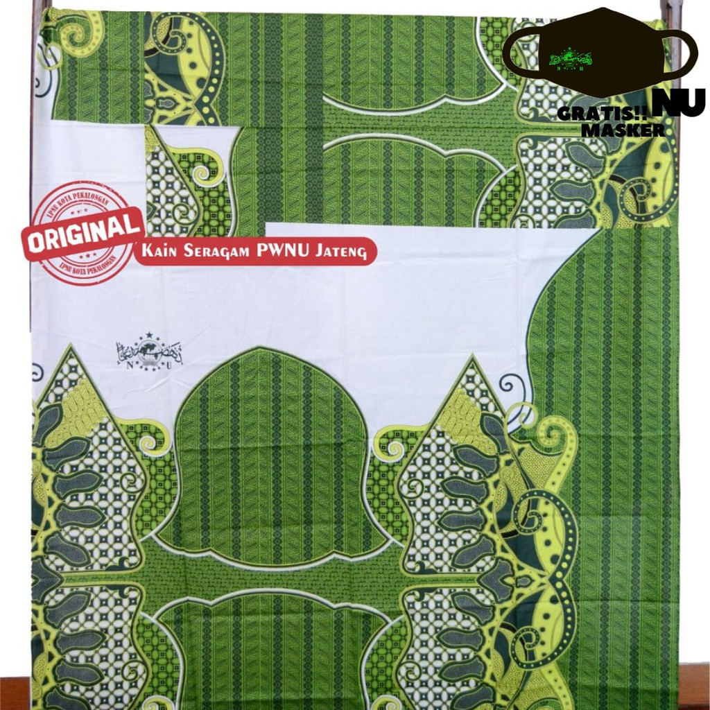 Kain NU Nahdlatul Ulama Kain Batik NU PWNU Kain PWNU Wayang Batik NU Original LPNU Fashion Batik NU