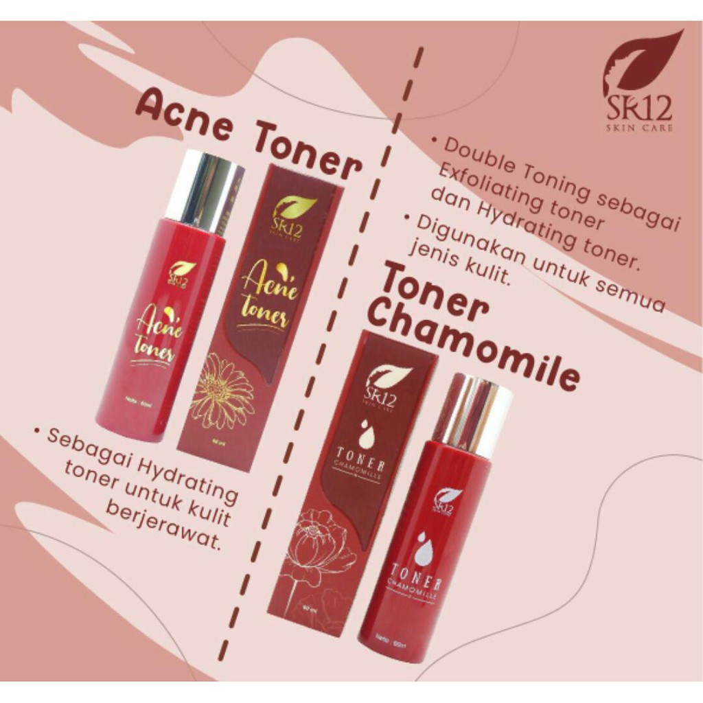 SOLUSI MATA PANDA / TONER CHAMOMILLE SR12 BPOM / PENYEGAR WAJAH MELEMBABKAN &amp; MENCERAHKAN WAJAH