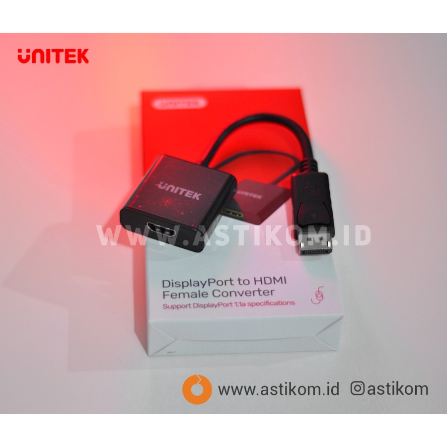 Kabel Display Port to HDMI Adapter Unitek- Y-5118DA