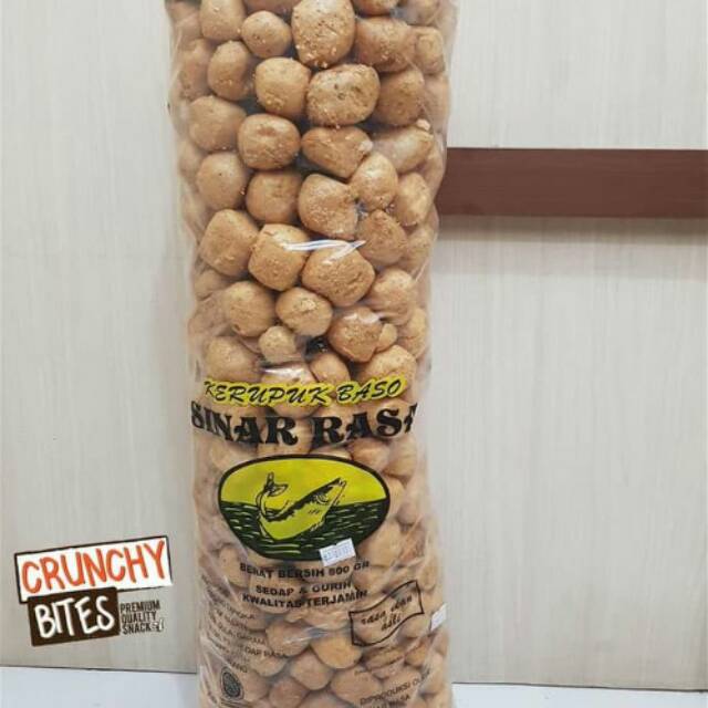

Kerupuk bola ikan renyah dan gurih