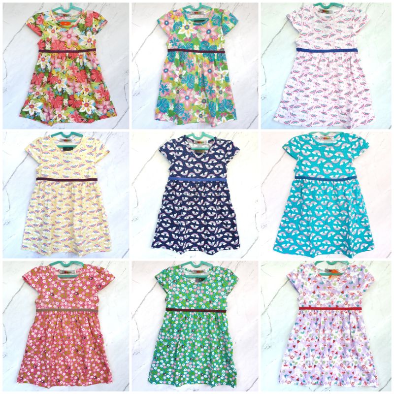 Dress Kaos Cotton Chameelo Anak Perempuan