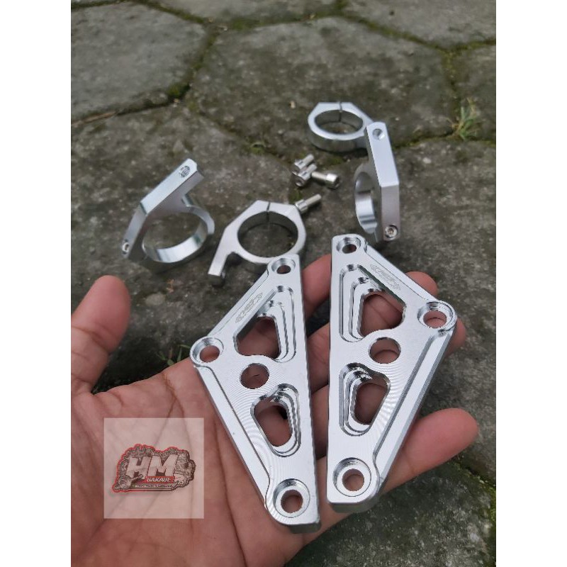 Kupingan lampu cnc cb braket lampu cnc dudukan lampu cnc cb gl mp tiger