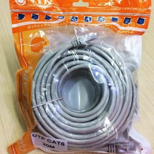 NYK Kabel Lan UTP Cat6E 20m Internet Ethernet Cable