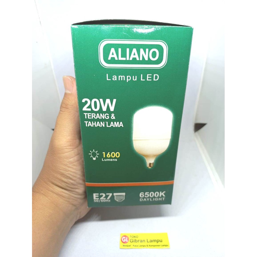 Lampu LED Aliano 20w - Bohlam LED Bulb 20 Watt - Lampu LED Murah Bagus