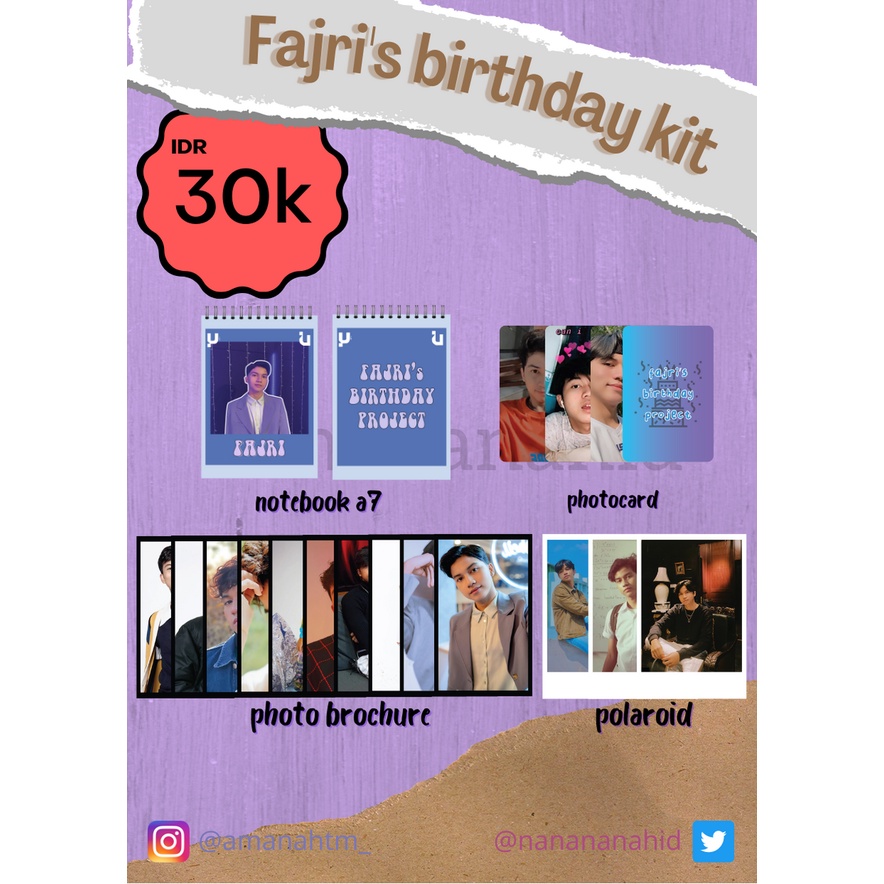 UN1TY Fajri's bday kit
