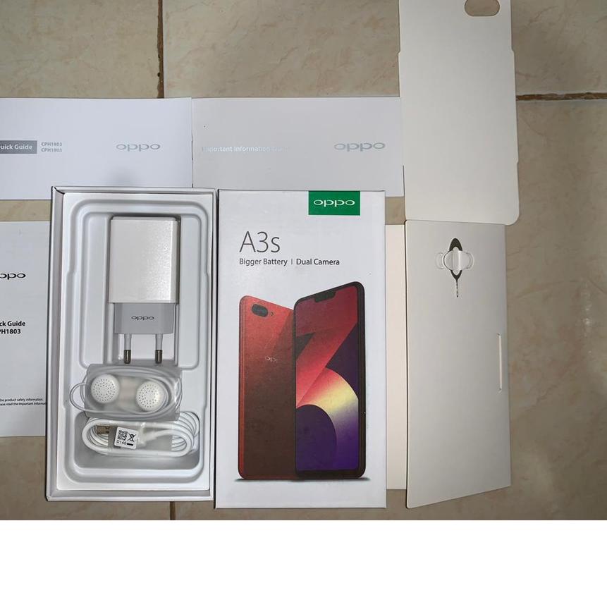 

✻ DUSBOOK DUS BOX BOOK KOTAK ORIGINAL OPPO A3S FULSET FULLSET ACCESORIES ACC Ω