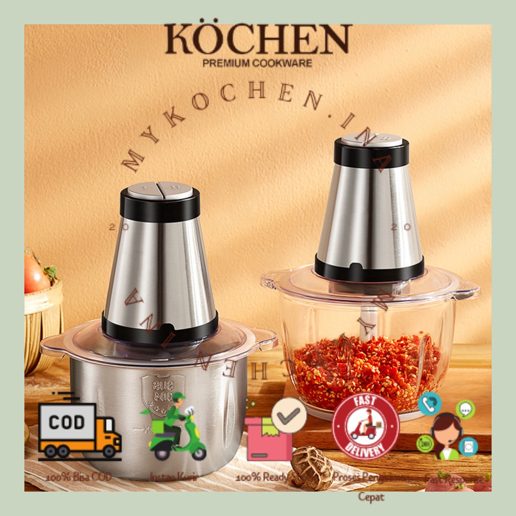 Kochen Blender Penghancur Es Batu Chopper Penggiling Daging Perabotan Dapur By Mykochen.ina