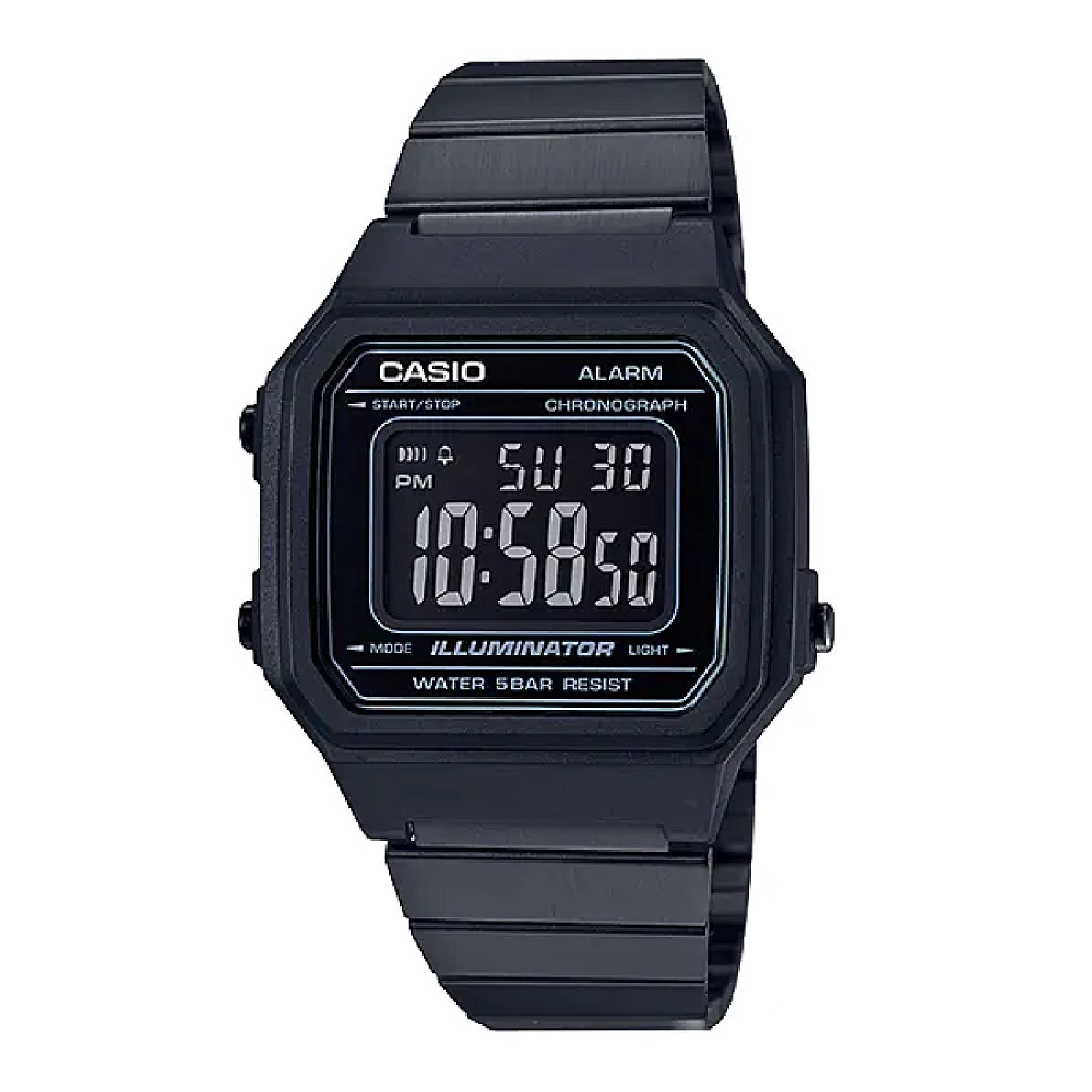 Casio jam tangan pria dengan format digital B650WB-1BDF
