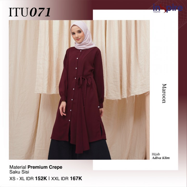 Tunik ITU 071 / Fashion Muslim Tunik Terbaru 2022