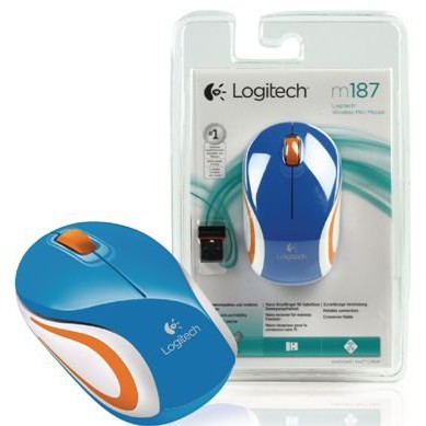 Mouse Wireless (Tanpa Kabel) M187 USB Logitech