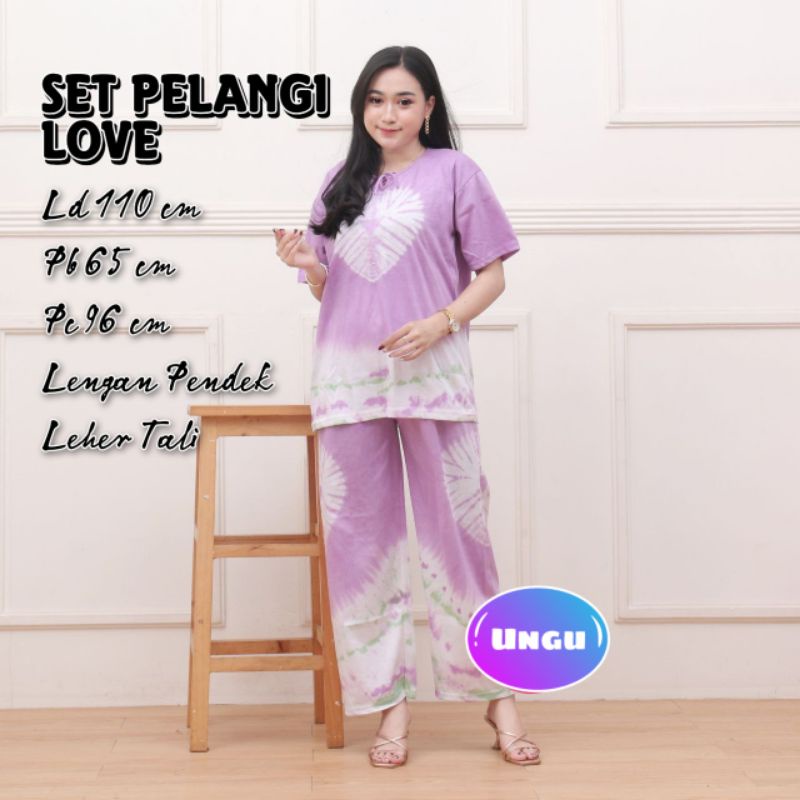 Piyama Wanita Dewasa Matt Kaos Cotton Non Busui One set wanita Kekinian