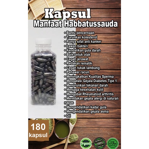 

Habbatussauda Kapsul Jintan Hitam Bubuk Asli Curah