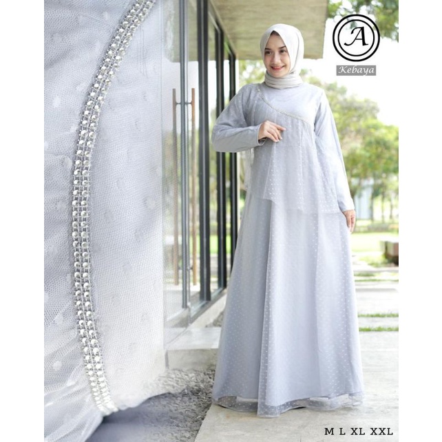 GAMIS TILE STELLI DOT| GAMIS TILE DOT| GAMIS PESTA| GAMIS KONDANGAN| DRESS PESTA| GAMIS MEWAH| GAMIS MURAH| BY ASSYFA