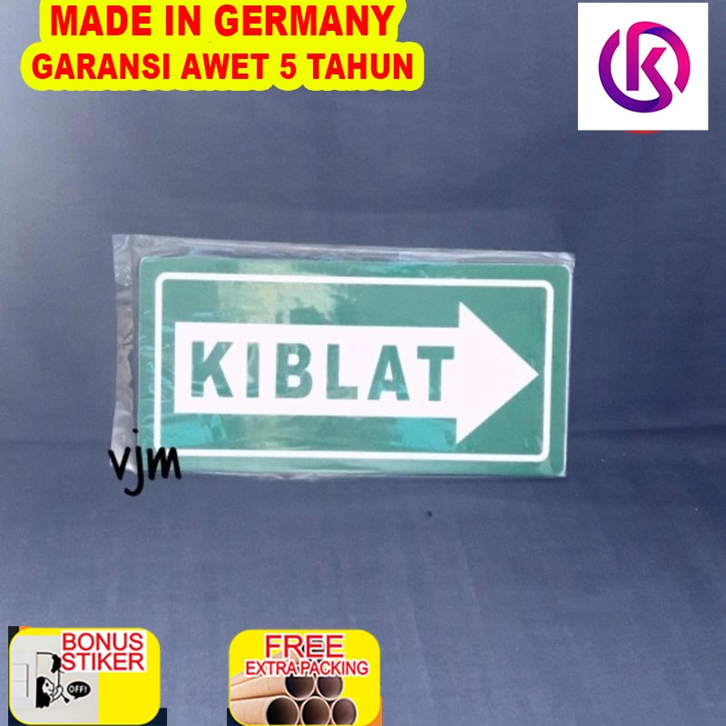 

Murah Plat Acrylic KIBLAT 20x95cm