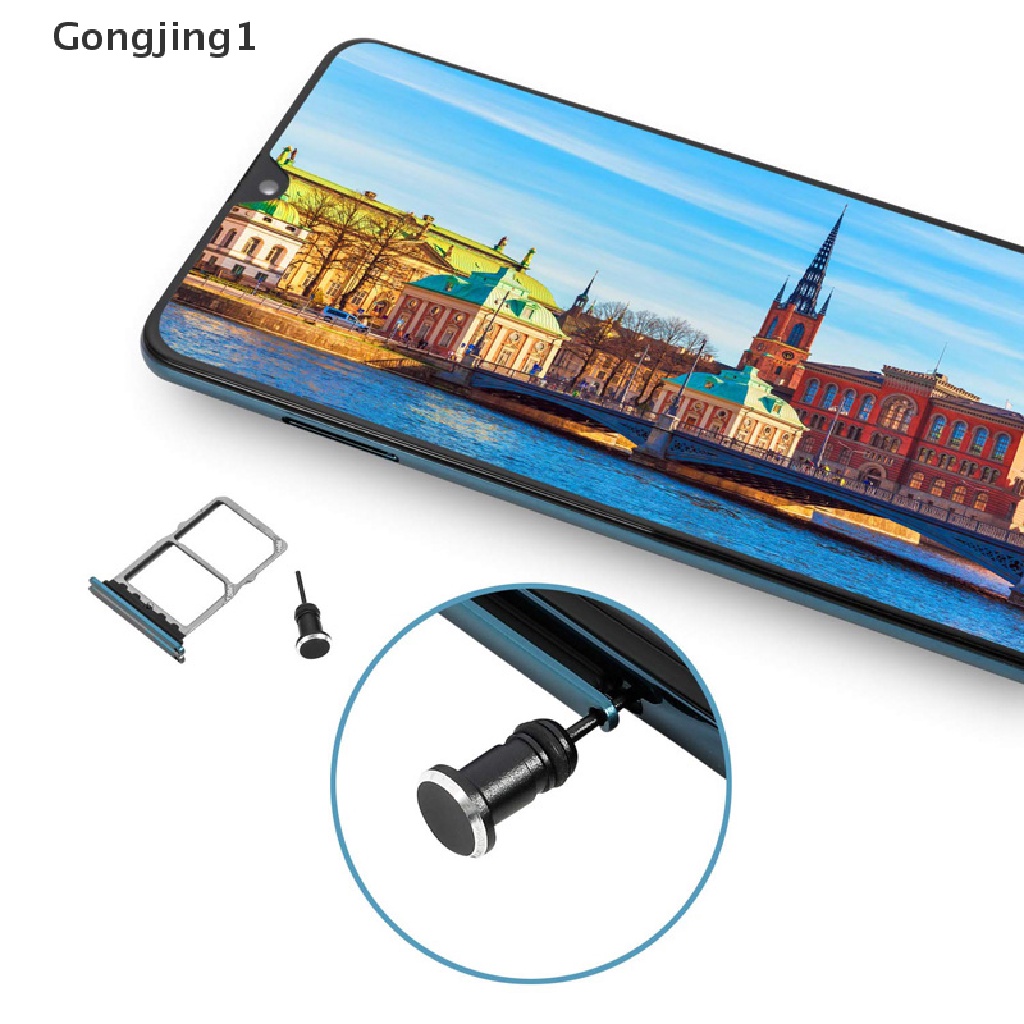 Gongjing1 Port Charger USB Tipe-C 3.5mm Anti Debu Untuk Samsung Huawei