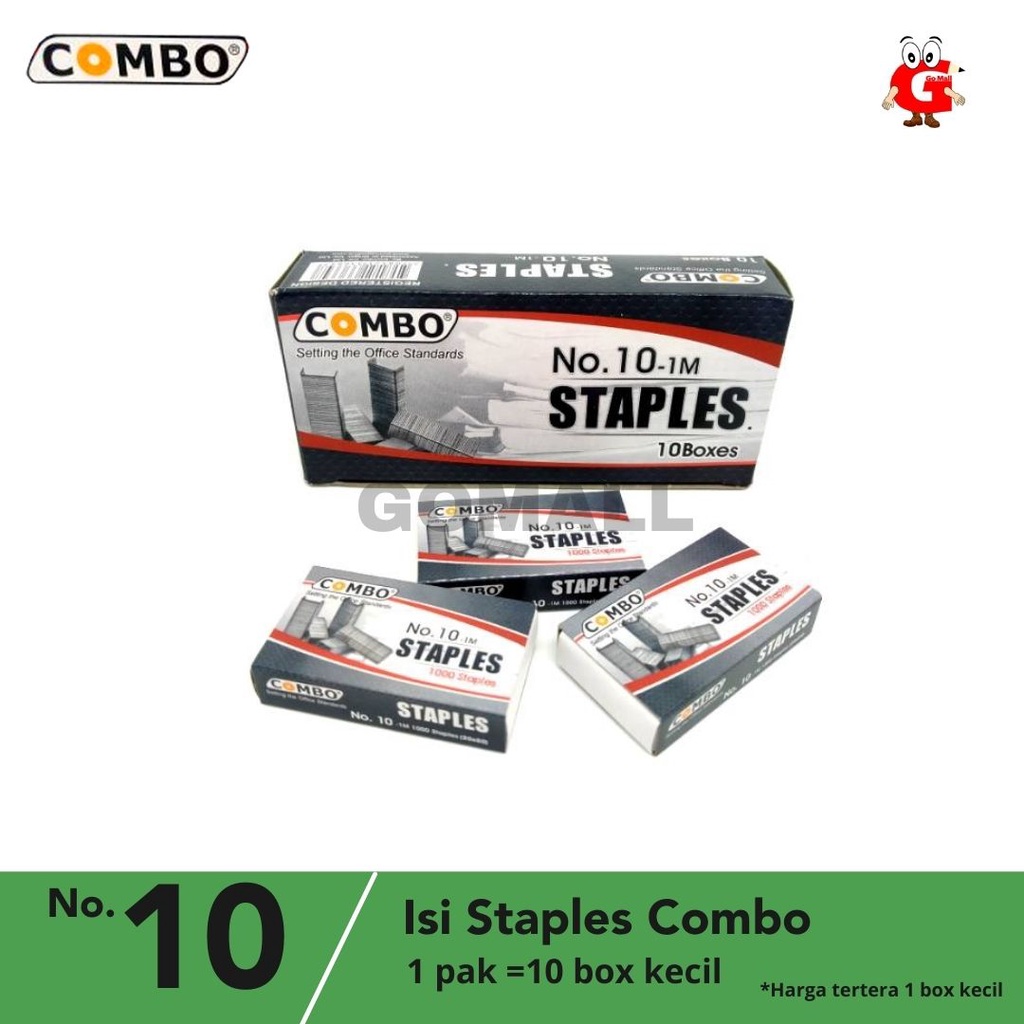 

Isi Staples Combo No.10