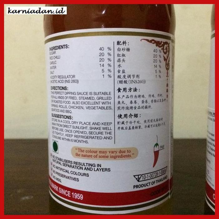 

Aneka-Sambal- Grosir Maepranom Sweet Dipping Sauce ( Sambal Bangkok ) 12 X 980G -Pedeeeeeezzzzzzz.