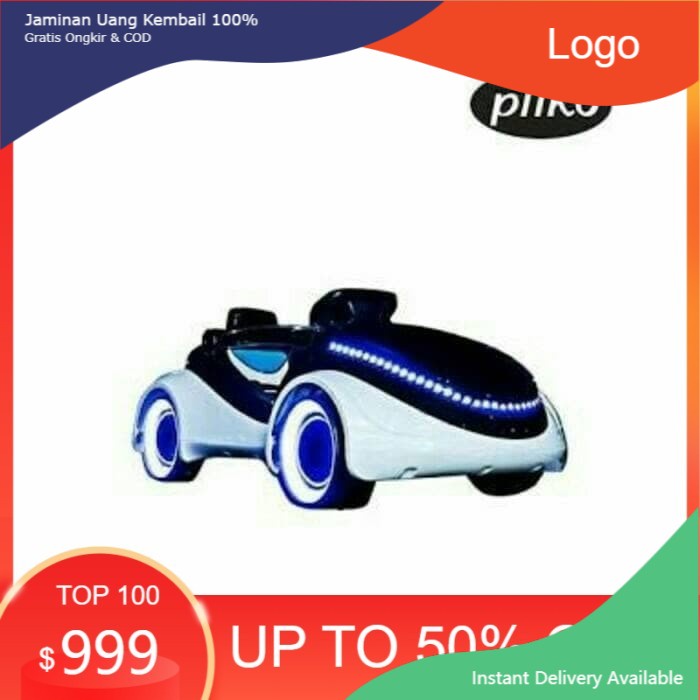 Mainan Anak Mobil Aki Sport Apple Car Iphone Pliko PK 8818N (Khusus Indah Cargo)