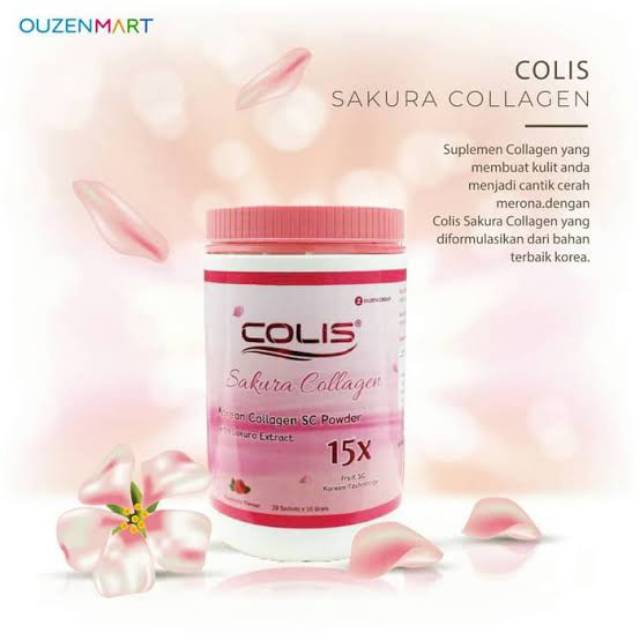 Colis Sakura Beauty Collagen Strawberry Flavour