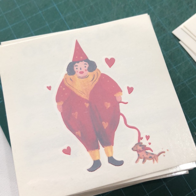 

POTATOO Circus poo tattoo sticker