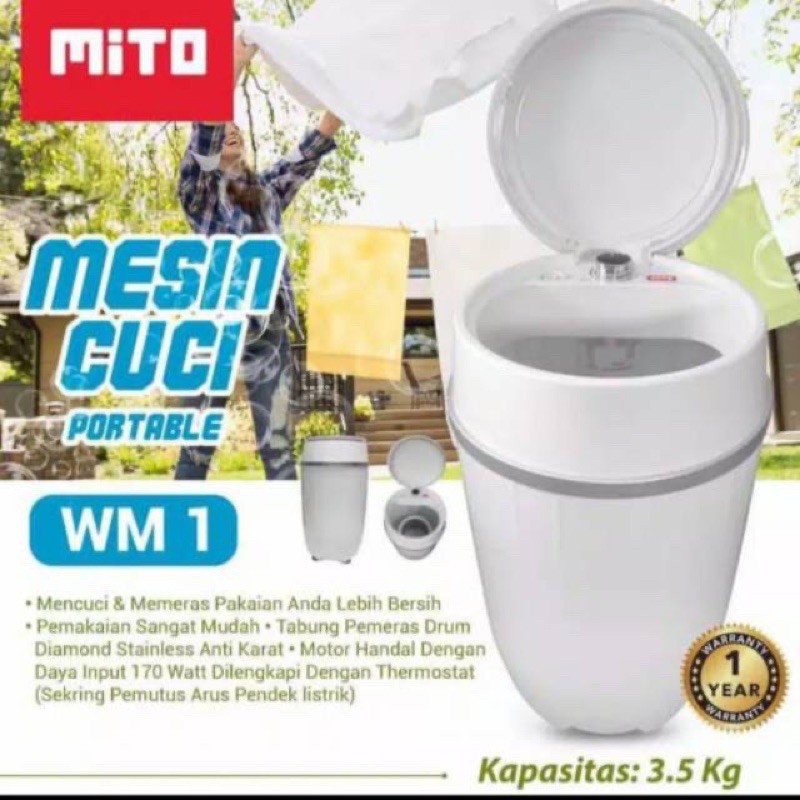 MITO MESIN CUCI PORTABLE WM 1 (second)