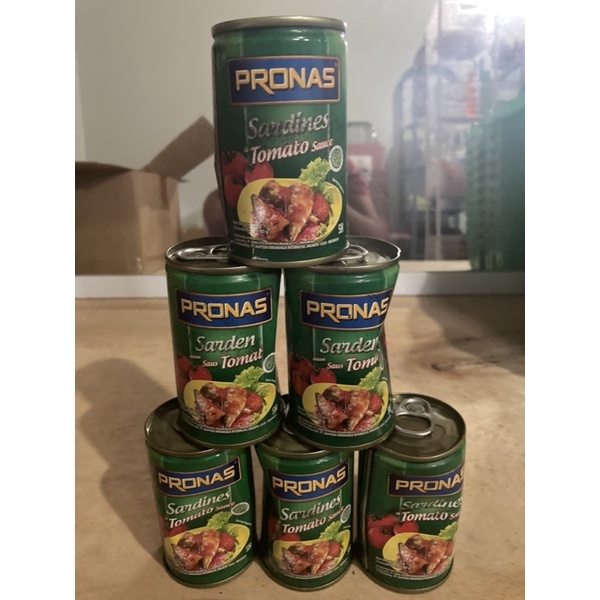 Sarden Pronas 155gr - Kaleng penyok isi normal