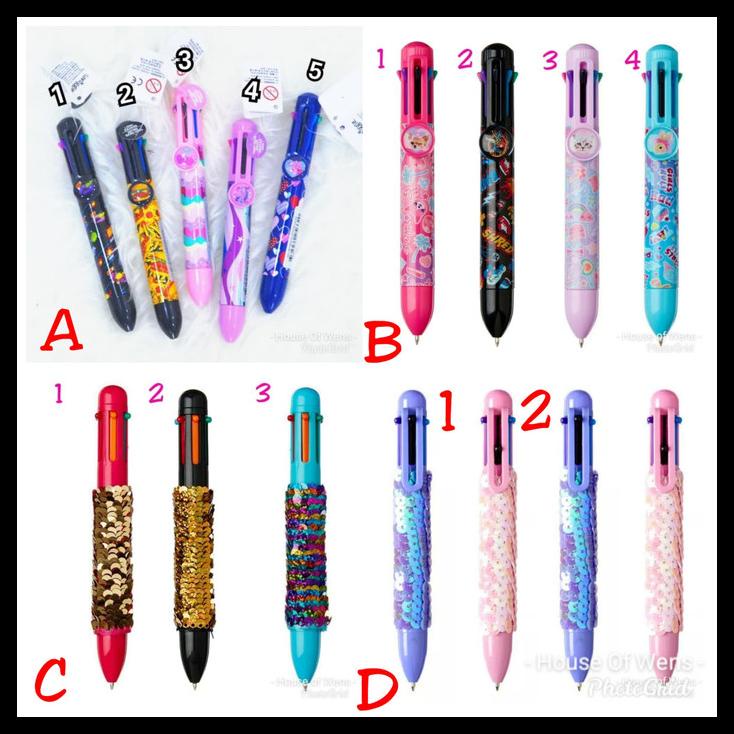 

Smiggle Party Rainbow Pen - Pulpen Warna Smiggle