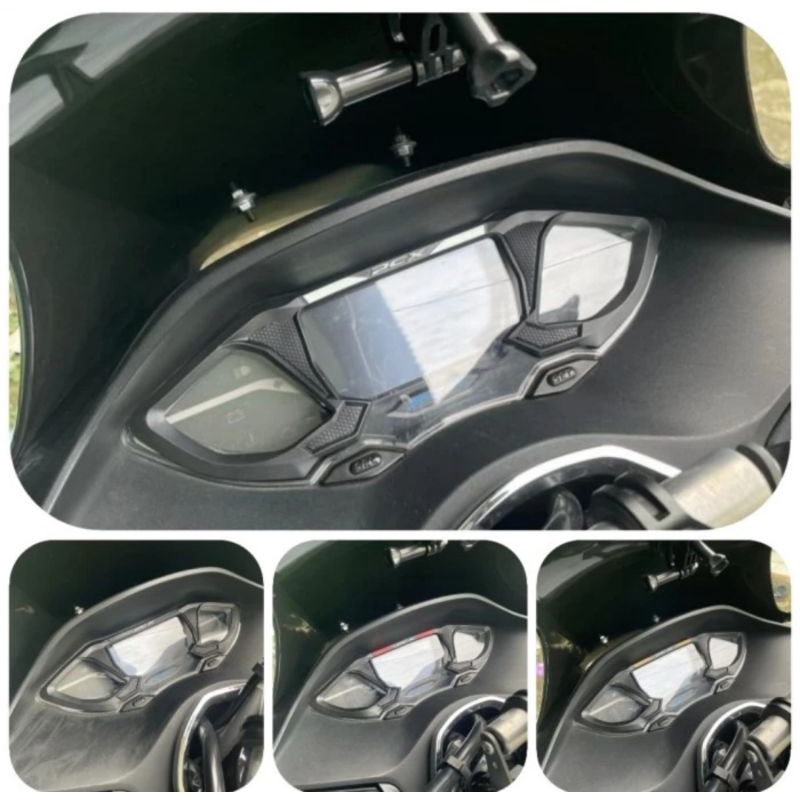 Stiker Karet lis Anti Gores PCX 160 Stiker Karet Spidometer PCX 160 - Hitam