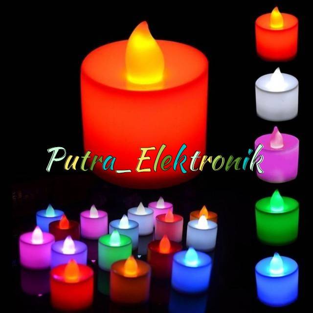 LAMPU LILIN ELEKRIK LED MINI,  NATAL, VALENTINE