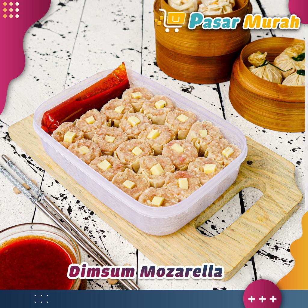 

DIMSUM FROZEN MOZARELLA (PREMIUM) ISI 20/BOX - DISTRIBUTOR DIMSUM MEDAN - DIMSUM HALAL