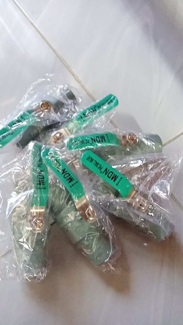 Ball Valve Stop Kran Air Pvc Plat Stainless Steel Mdn 1/2 Inch