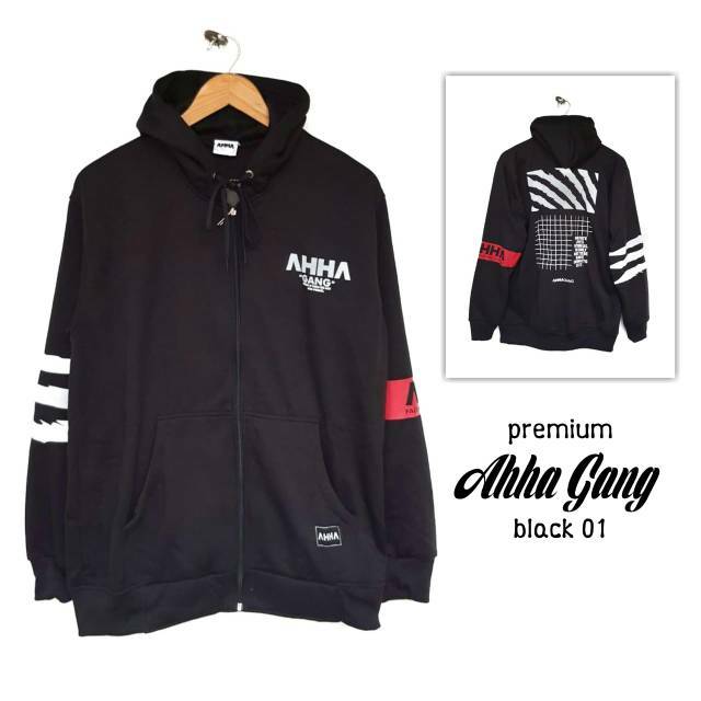 Jaket sweater hoodie Ahha Jaket Ahha Atta Halilintar Jaket Pria Wanita