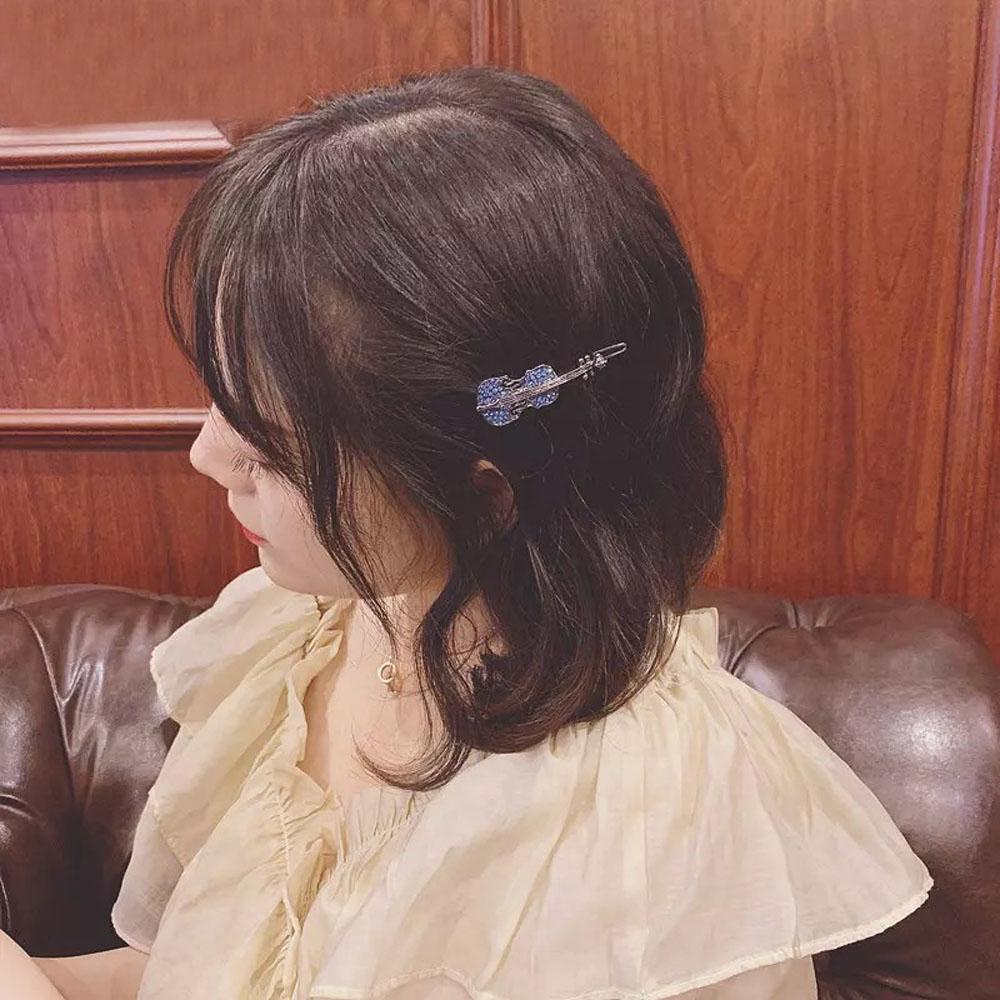 Agustina Violin Jepit Rambut Fashion Korea Lucu Hiasan Kepala Gadis Manis Jepit