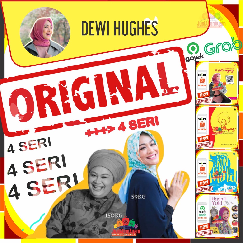 

(ORI) Buku Diet Kenyang Dewi Hughes Gramedia