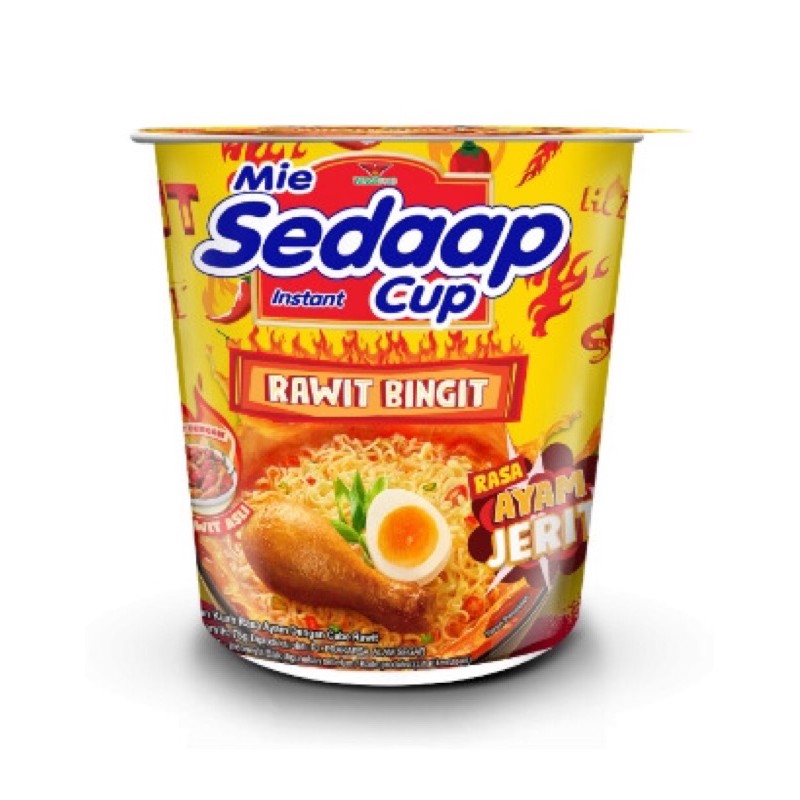 

Sedaap Cup Ayam Jerit Rawit Bingit 75gr