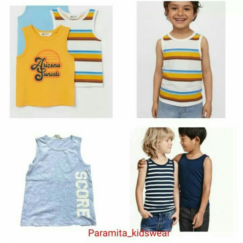 Tanktop anak laki laki henm/ tanktop anak cowok