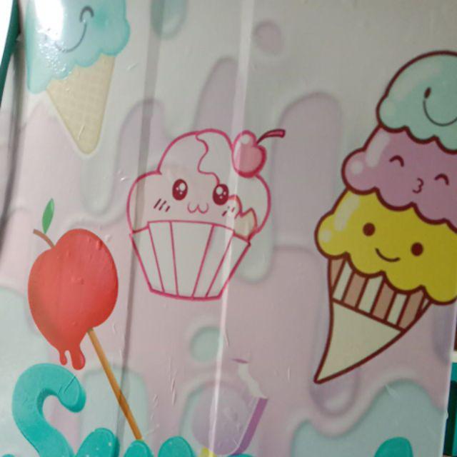 Variasi Stiker Kulkas Es Crem 1pintu