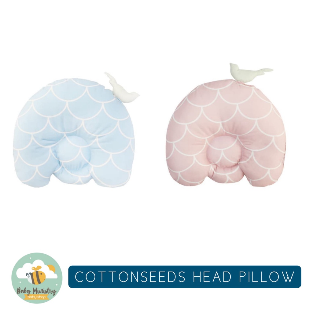 COTTONSEEDS Head Pillow - Bantal Kepala Bayi / Bantal Peang Bayi